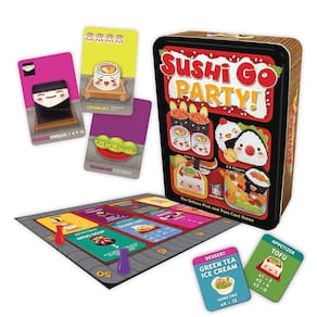 Jogo de cartas Gamewright Sushi Go Party! Edição Deluxe