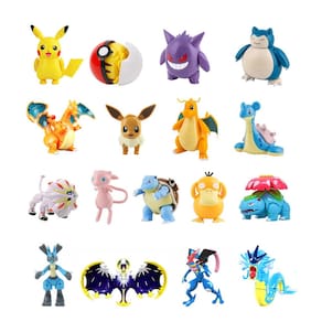 Boneco Pokemon Articulado Dentro Da Pokebola Escolha