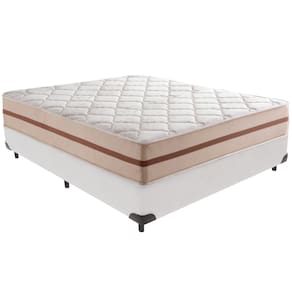 Cama Box e Colchão Classic 22 cm Molas ensacadas Casal Anjos