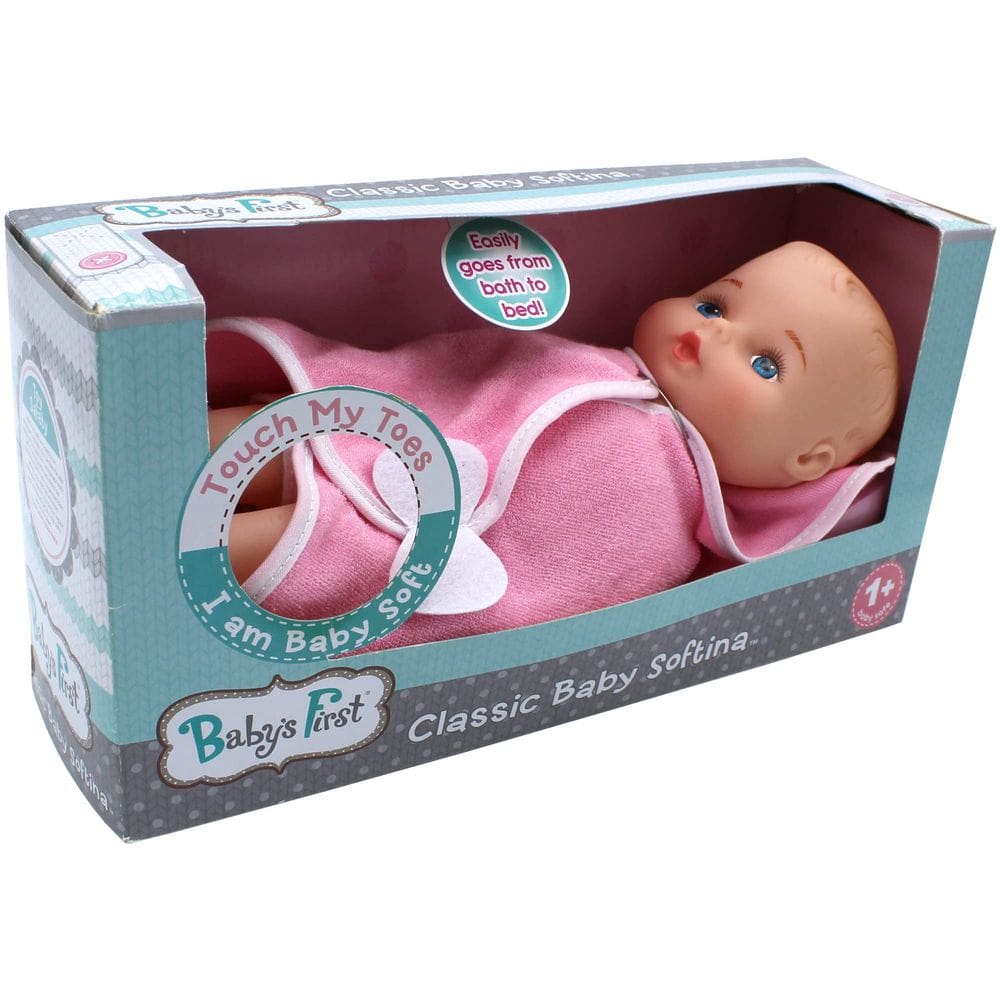 O primeiro banho da Toy Doll Baby Softina Pink Lifelike há mais de 1 ano