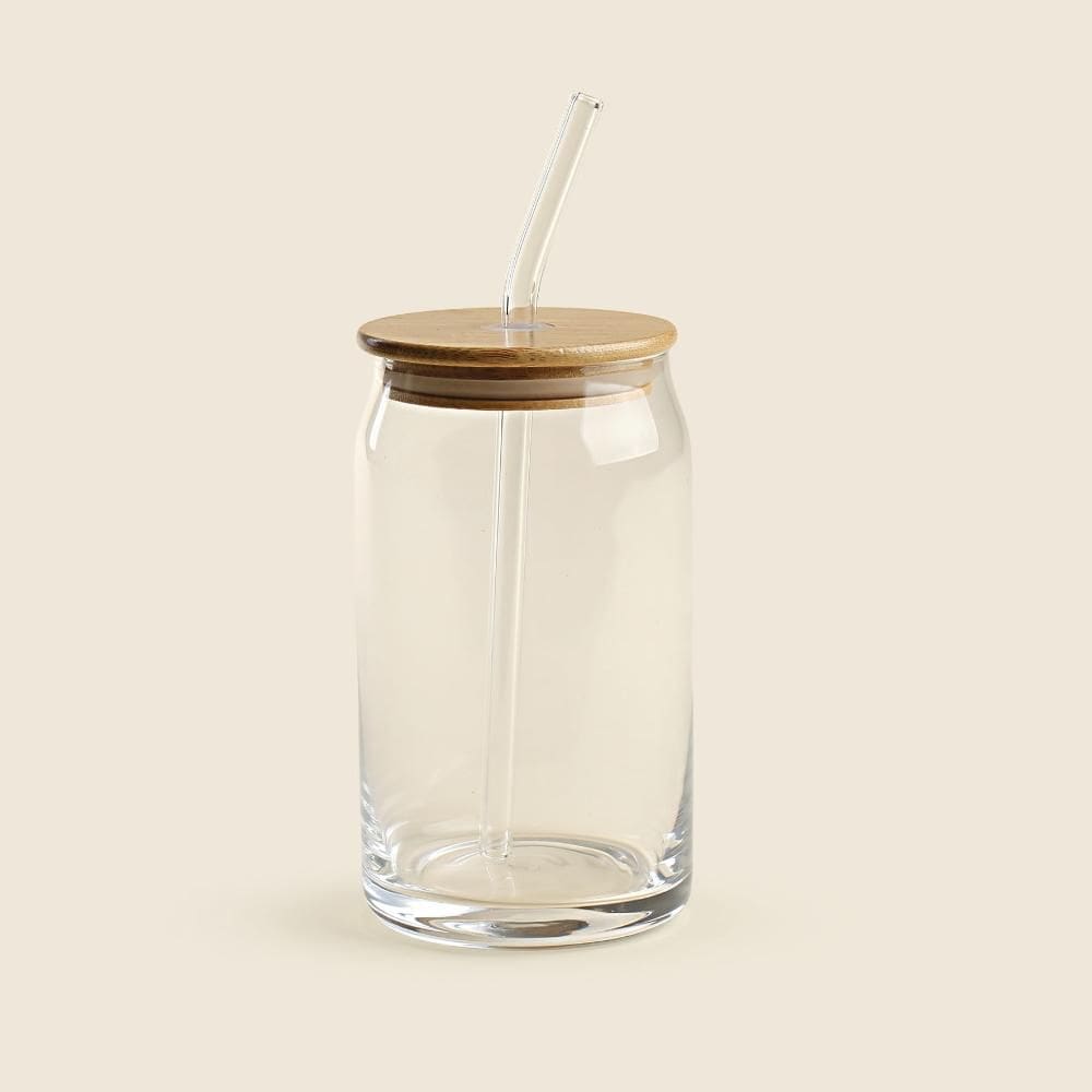Copo  Vidro e Bambu 13cm A\\CASA