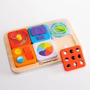 Placa de atividade sensorial modular Fat Brain Toys PlayTab Essentials