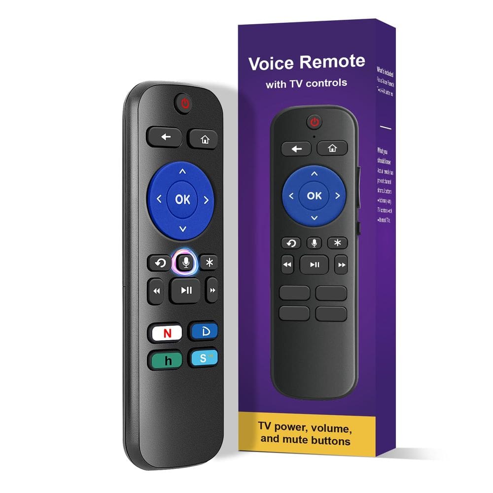 TV de controle remoto de voz para substituição do Roku Stick Leewardsh