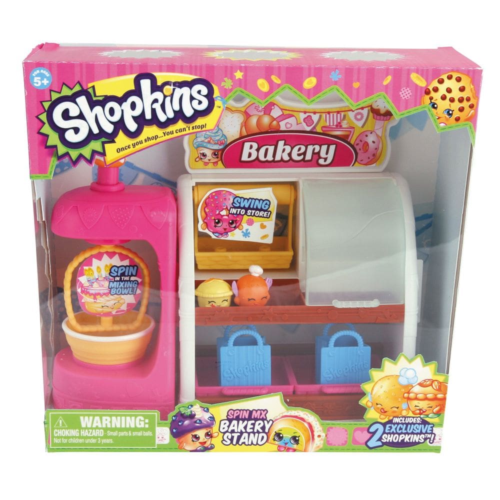 Playset Shopkins Bakery Range Japan com 2 personagens exclusivos