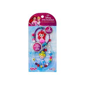 Brinquedo Kit Pulseira E Colar Princesas Cinderela E Ariel Toyng