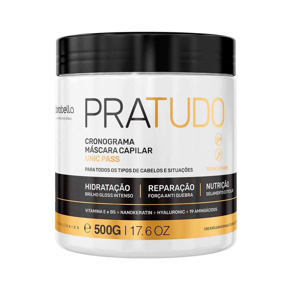 Mascara Pra Tudo Cronograma Capilar Borabella 500g