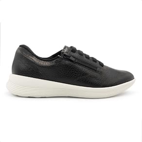 Tênis Usaflex Feminino Zíper Lateral Casual UC06007