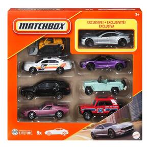 Matchbox Pacote com 8 Carros Exclusivo Karma GS-6 - Mattel