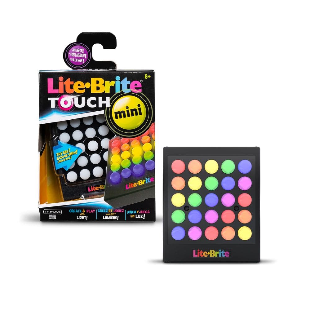 Toy Lite Brite Mini Touch, Arte com Luz, 6 anos ou mais