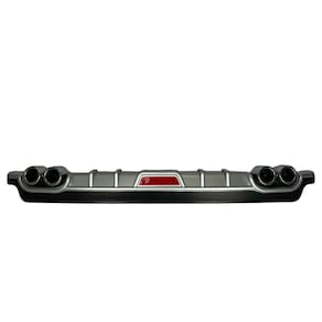 Difusor Para-Choque Traseiro Prata Universal Gm Vw Honda Kia
