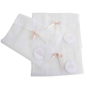 Kit Saquinho de Maternidade Rosa  3 peças