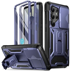 Capa de telefone Poetic Spartan Galaxy S25 Ultra 6.9 azul meia-noite