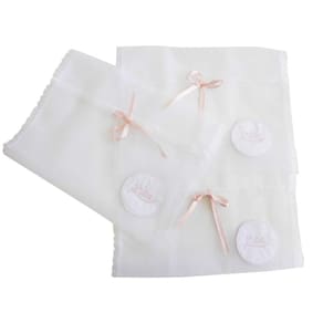 Kit Saquinho de Maternidade Rosa  3 peças