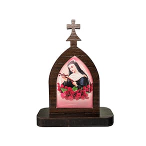 Mini Capela de Santa Rita de Cássia em MDF 7cm