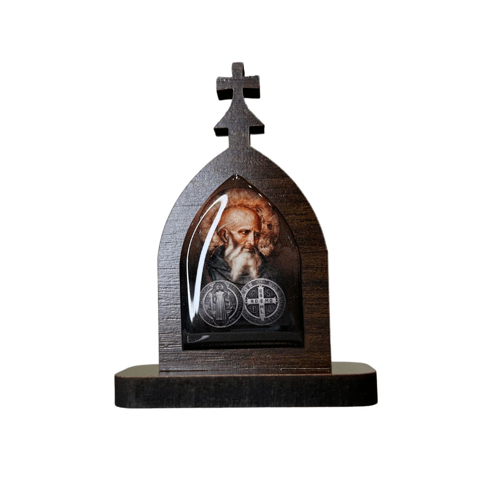 Mini Capela de São Bento em MDF 7cm