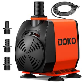 Bomba de água submersível DOKO 800GPH 60W para aquário de lagoa