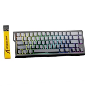 Teclado para jogos MAMBASNAKE ATTACK SHARK X68 HE 8000Hz Rapid Trigger