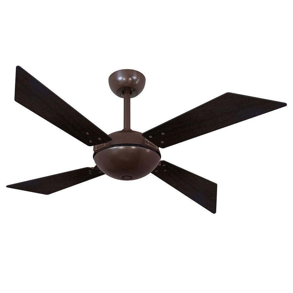 Ventilador De Teto Volare Café Office 4 Pás Tabaco 220V