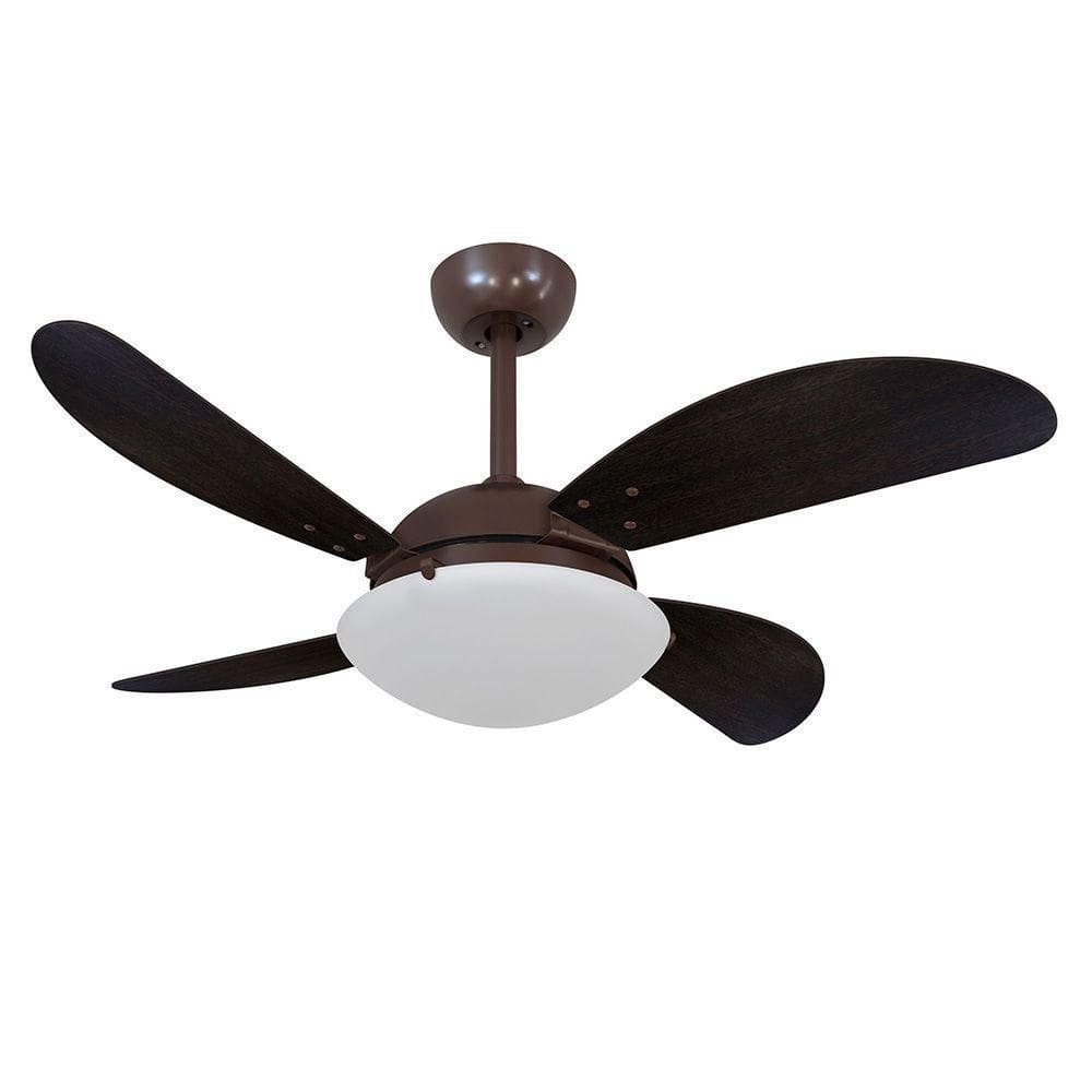 Ventilador De Teto Volare Café Vd300 Fly 4 Pás Tabaco 220V