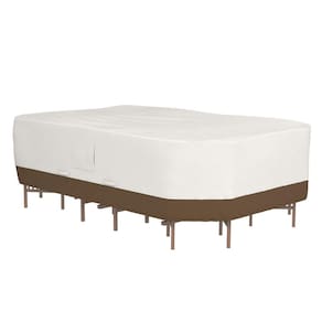 Capa de pátio Amazon Basics impermeável anti-UV G-Large Bege