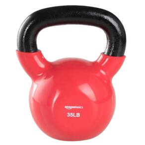 Vinil Kettlebell Amazon Basics 16 kg vermelho