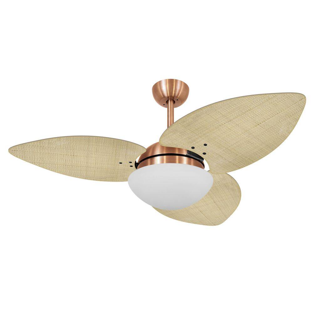 Ventilador Teto Volare Cobre Dunamis S3 Palmae Natural 110V