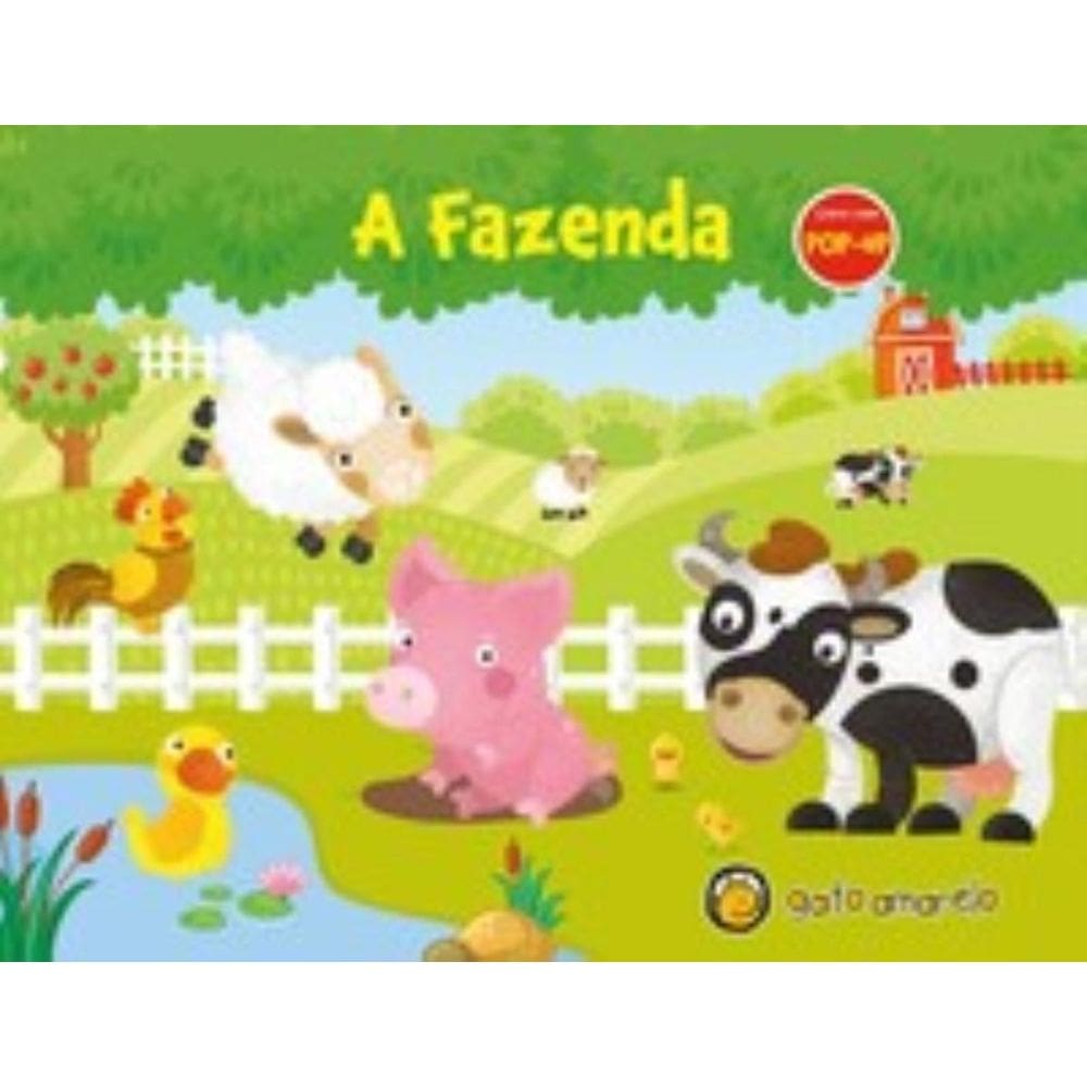 Livro Com Pop-Up - A Fazenda - Gato Amarelo