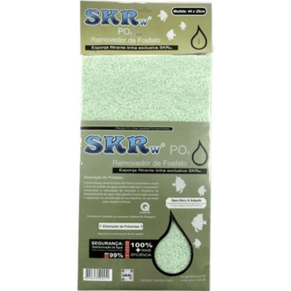 Esponja Filtrante Remove Fosfato Skrw - 44X25Cm