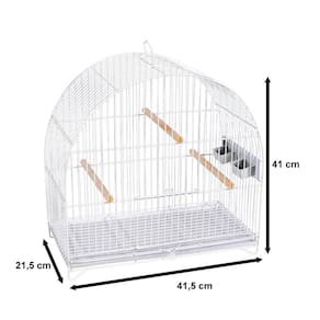 Gaiola Arco Malha Fina Para Canário Nº04 Quatiguá