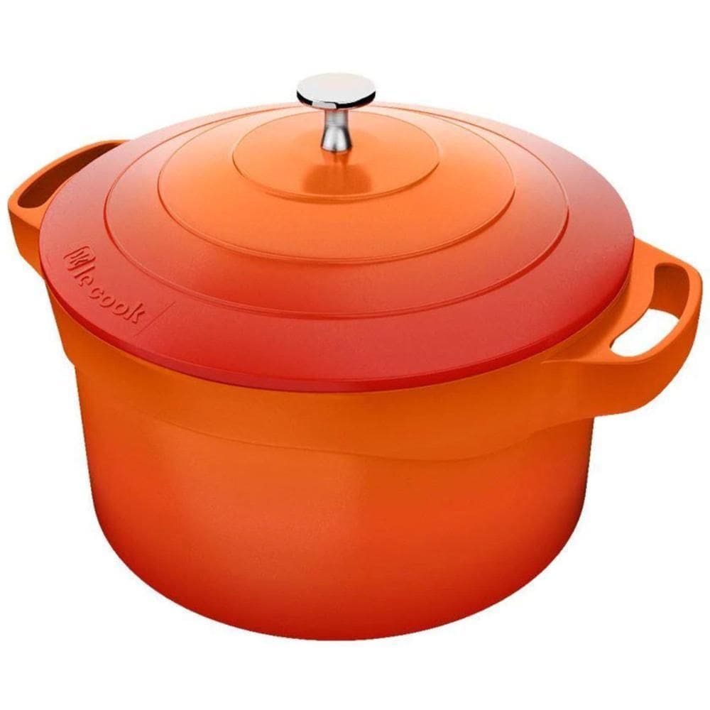 Caçarola Le Cook Indução Antiaderente Premier Orange 24Cm