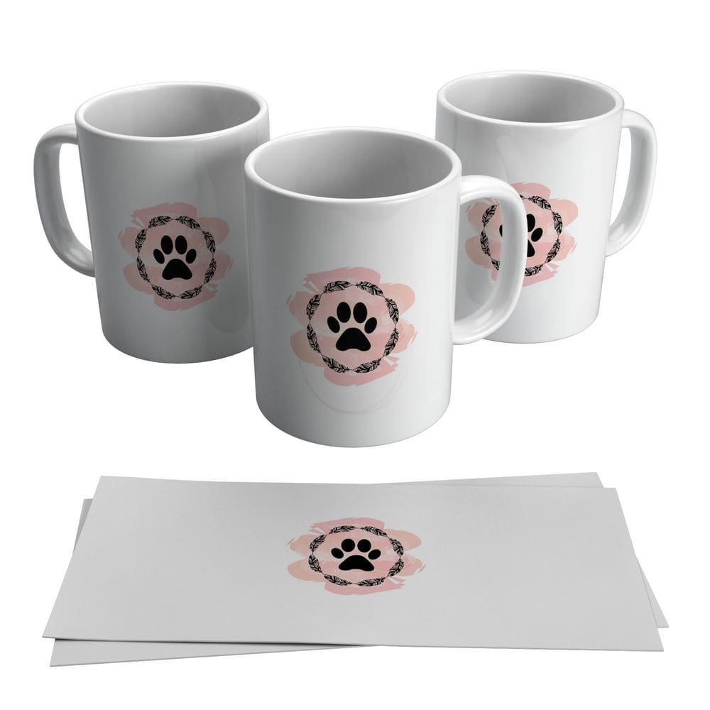 Caneca Pata Cachorro Pet Cão Veterinária 325ml