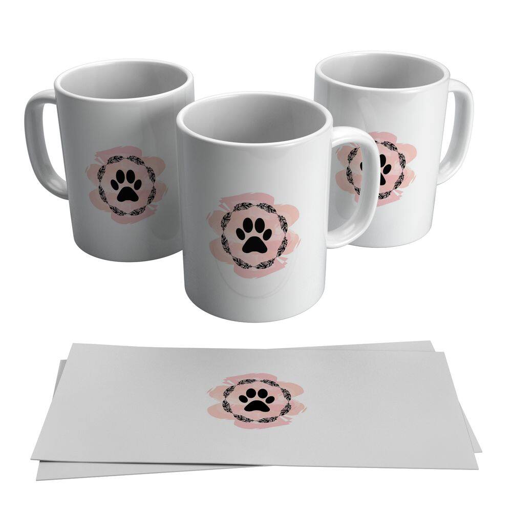Caneca Pata Cachorro Pet Cão Veterinária 325ml