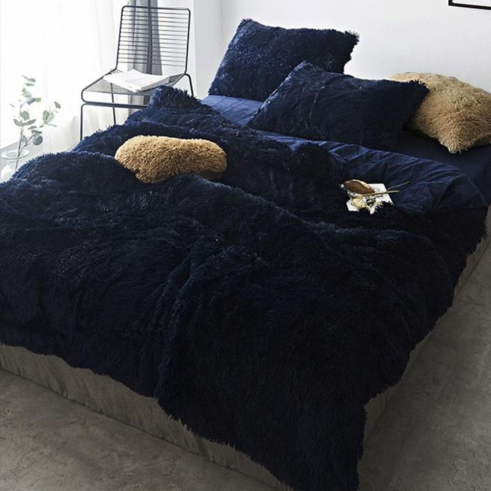 Kit Jogo De Cama Solteiro King 6 Peças Edredom Pelúcia
