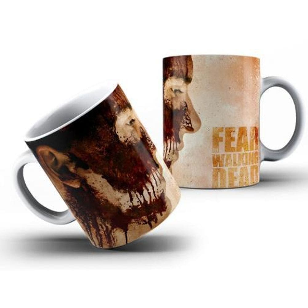 Caneca Fear The Walking Dead Caneca Mundo Series 9