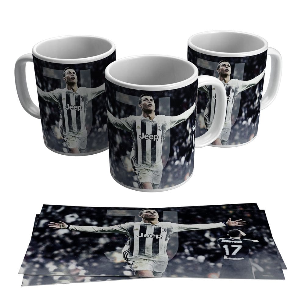 Caneca Camisa 7 Juventus Portugal Cristiano Ronaldo 325ml