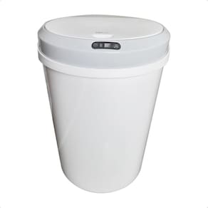 Lixeira Cozin Banhe Escritór Autom Com Sensor 12L - Branco