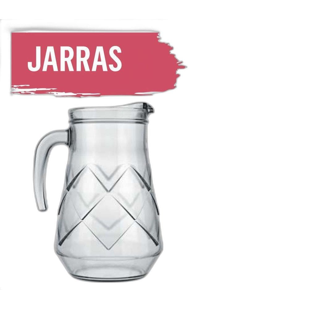 06 Jarras De Vidro Suco Maracatu 1,5 Litros