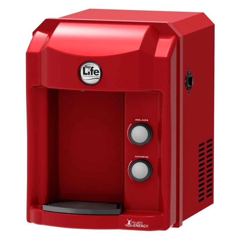 Purificador Top Life Health Energy Alcalina Vermelho 220V