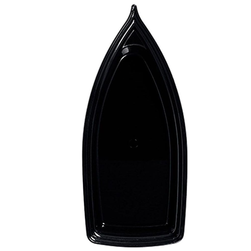Barco Açaí Sushi Sashimi 22x10x3,5cm Pequeno Preto