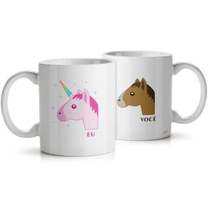 Caneca Eu Vs Você - Cavalo Vs Unicórnio