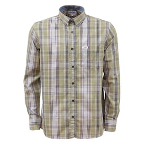 Camisa Masculina Xadrez Verde Manga Longa Wrangler 37789