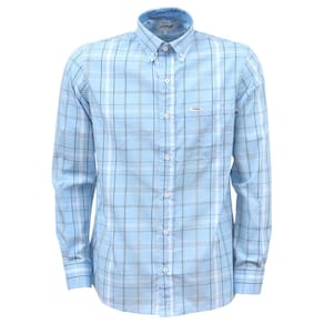 Camisa Masculina Xadrez Azul Manga Longa Wrangler 37783