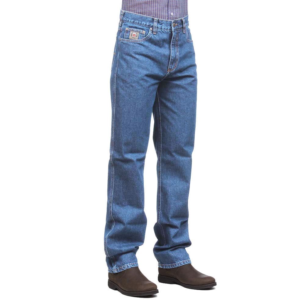 Calça Jeans Masculina 100% Algodão Azul Os Vaqueiros 37586