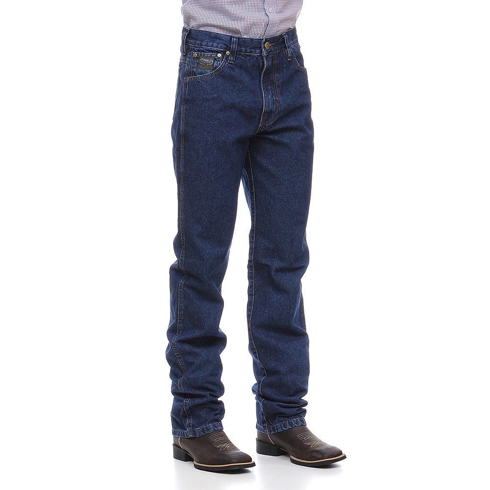 Calça Jeans Masculina Escura Green King Fit 100% Algodão - King Farm 19113