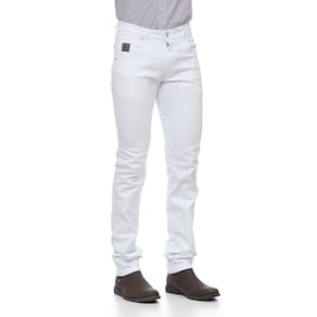 Calça Jeans Masculina Sarja Branca Dock`s 23915