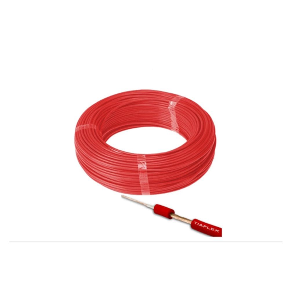 Cabo Audio Frequência Guitarra 1 X 0,20Mm2  Verm  Rl 100 Mts