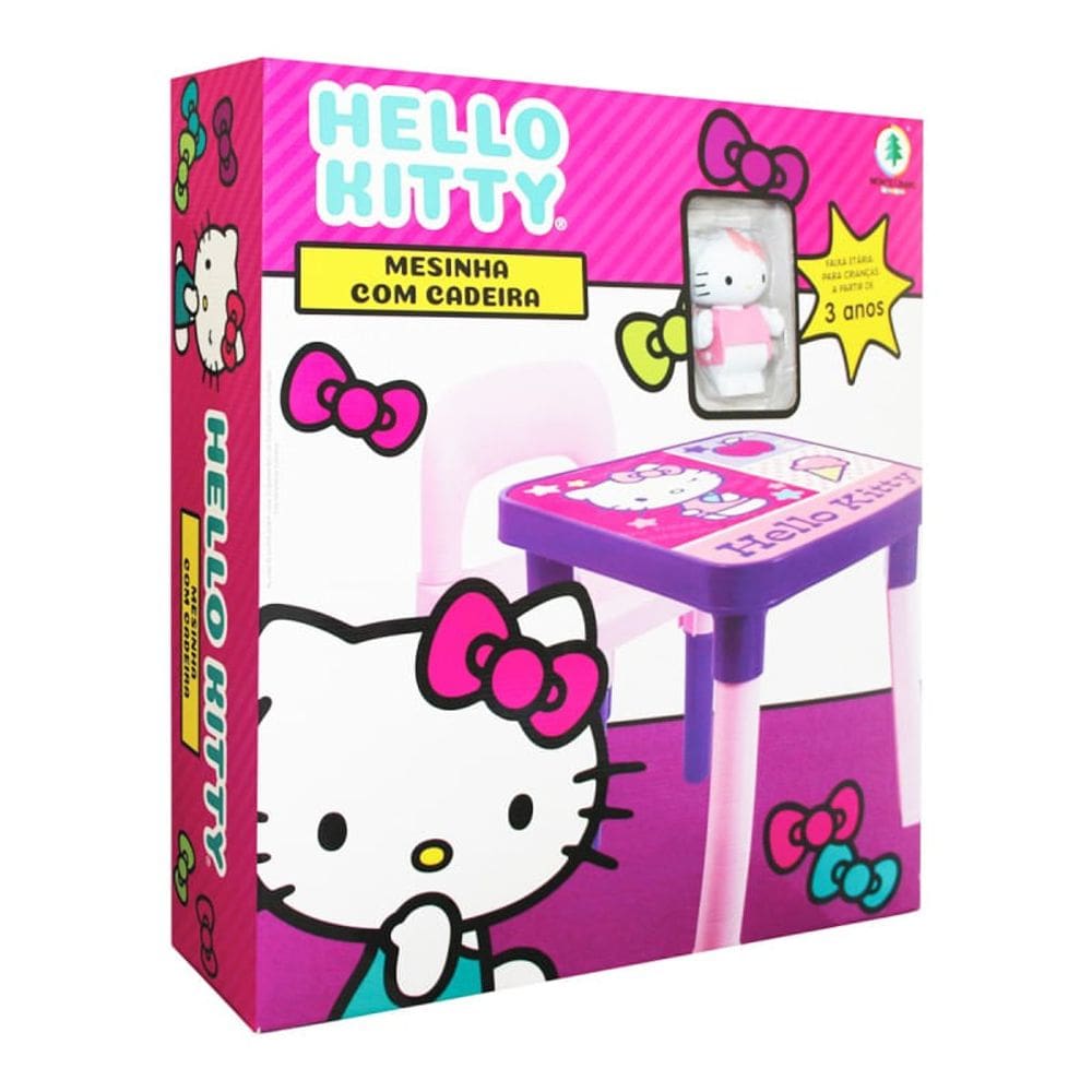 Mesa e Cadeira - Hello Kitty MONTE LIBANO