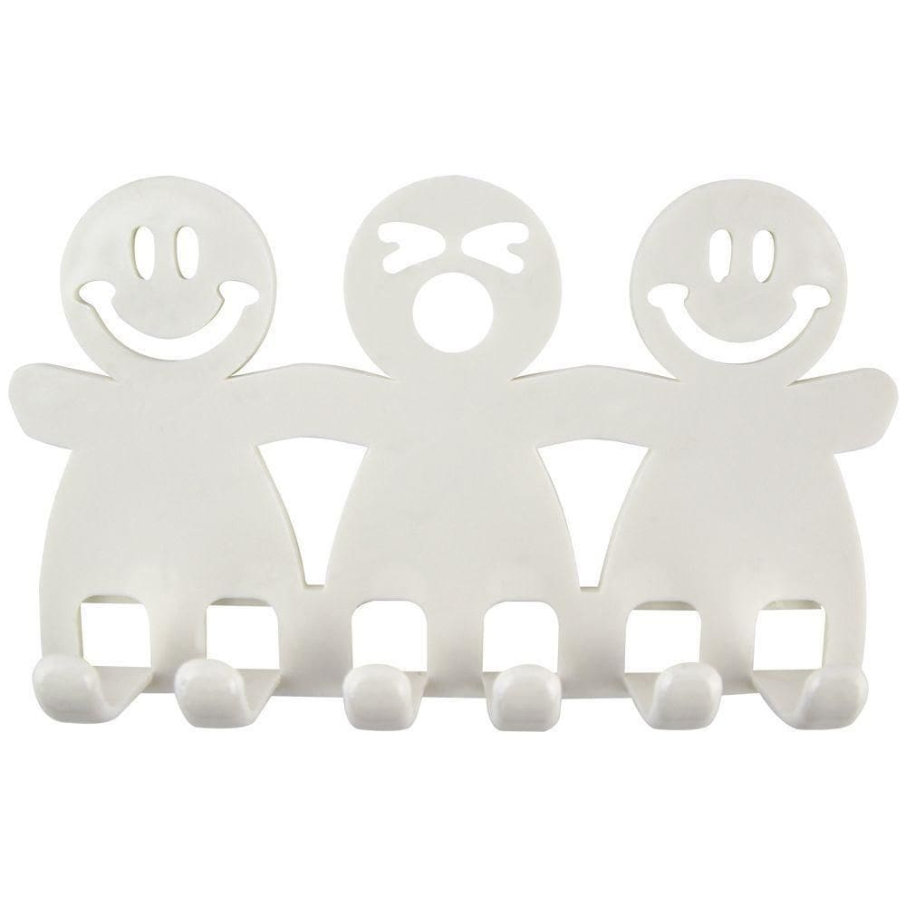 Suporte De Escova De Dente Sem Furos Adesivo Sem Sujeira Branco
