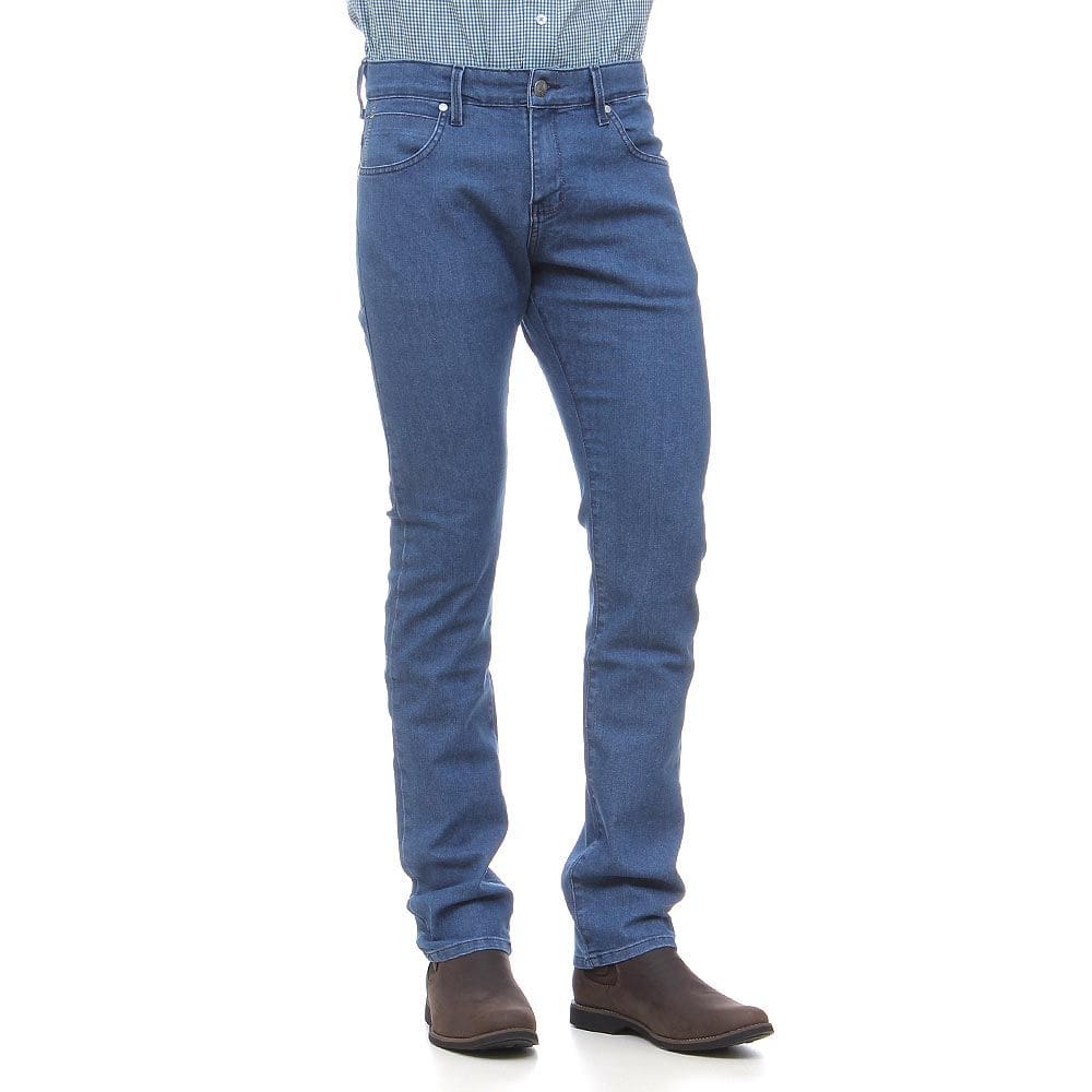 Calça Jeans Masculina Azul Slim com Elastano Wrangler 28416