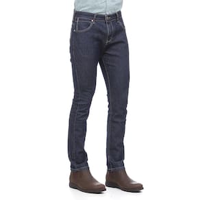 Calça Jeans Azul Masculina Slim com Elastano Wrangler 28417